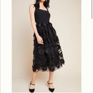 Anthropologie Floriana Lace Midi Dress NWT